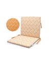 Double-sided seat-back Chair cushion Wave 76x40x2.5 cm