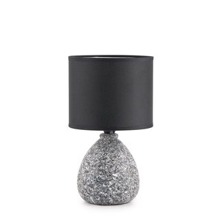 Ceramic Table lamp Cement dark grey 26 cm  Table lamps