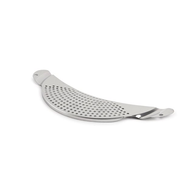 Stainless steel pan strainer 33x9 cm.