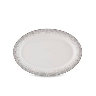 Porcelain oval Platter Elegant Infinity 23 cm  Plates-Bowls