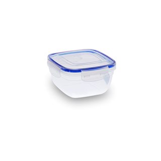 Square Food container 500 ml with clips  Food containers