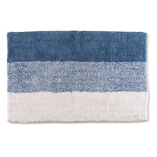 Bath mat 50x80 cm blue-white  Bath mats