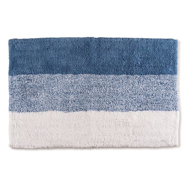 Bath mat 50x80 cm blue-white