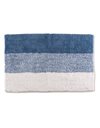 Bath mat 50x80 cm blue-white