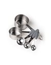 Set of 5 stainless steel Measuring spoons  5/7,5/15/125/250 ml