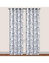 Set of 2 curtains 140x260 cm., flower design with grommet top