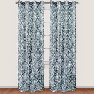 Set of 2 curtains 140x260 cm., vintage with grommet top  Grommet top