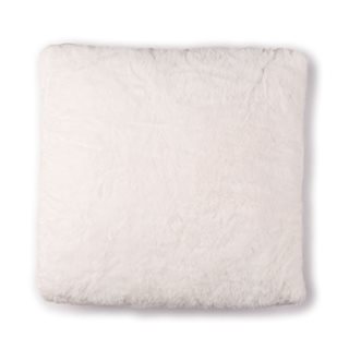Γούνινο μαξιλάρι 45x45 εκ., άσπρο  Μαξιλάρια σαλονιού