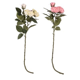 Real touch Roses branch 73 cm in 3 colors  Artificial plants