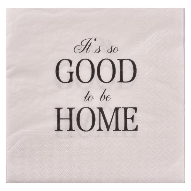 Paper Napkins It's so good to be home 33x33 cm pack of 20