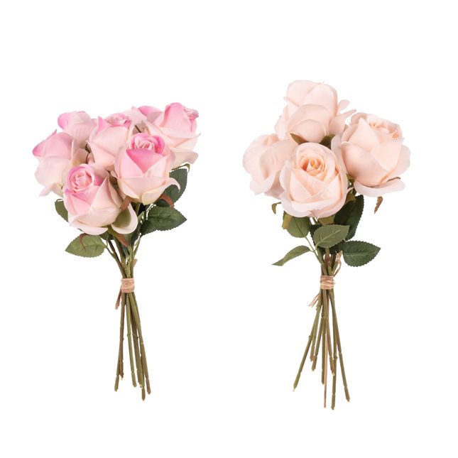 Artificial Roses Bouquet 30 cm in 2 colors