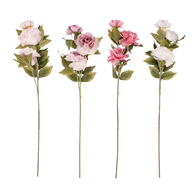 Artificial Camellia stem 77 cm in 4 colors