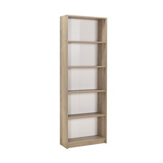 Wooden Bookcase with 5 shelves Amelie 58x23x170 cm  Office bookcases