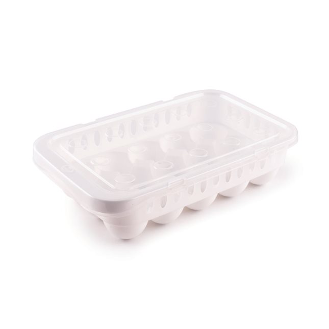 Egg storage box with 29x18x7.5 cm white