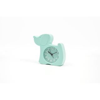 Table Alarm Clock Dog mint green 15x14 cm  Table clocks