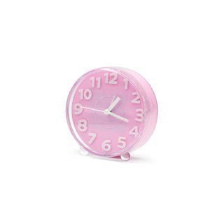 Επιτραπέζιο Ρολόι - Ξυπνητήρι ροζ 12 εκ.  Ρολόγια επιτραπέζια