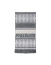 Handwoven cotton Rug 60x120 cm white-grey