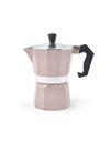 Aluminium 3-cup Espresso maker dusty pink
