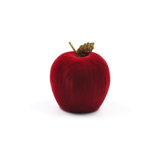 Διακοσμητικό κεραμικό Μήλο 7x8.5 εκ. σκούρο κόκκινο  Επιτραπέζια διακοσμητικά