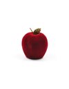 Διακοσμητικό κεραμικό Μήλο 7x8.5 εκ. σκούρο κόκκινο