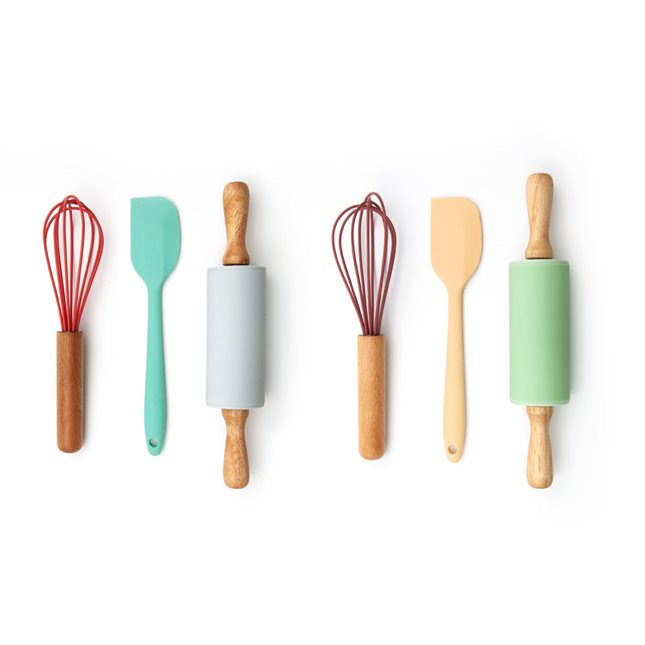 Σετ 3 παιδικά Εργαλεία Κουζίνας σε 2 συνδυασμούς χρωμάτων