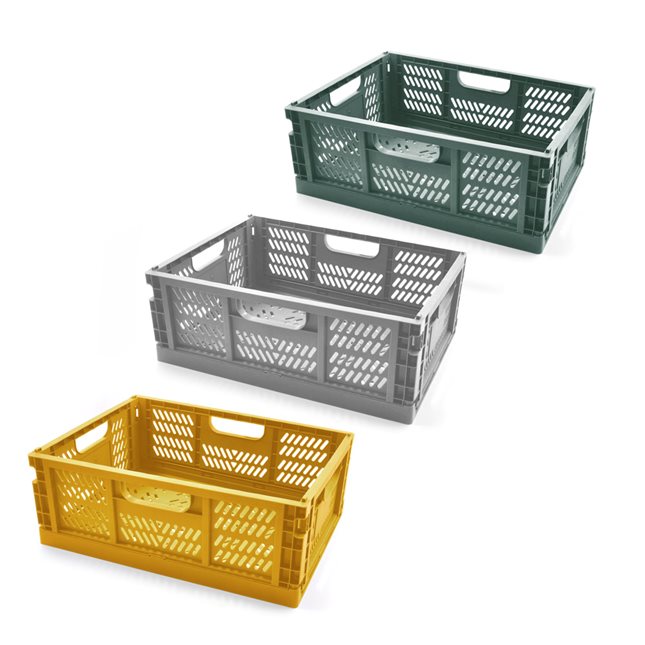 Foldable Storage box 40x30x14.5 cm in 3 colors