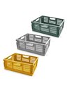 Foldable Storage box 40x30x14.5 cm in 3 colors