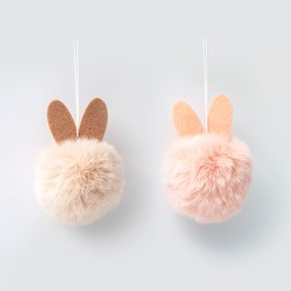 Easter furry Ornament 8 cm in 2 colors  Easter Wall decor
