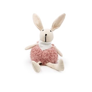 Easter stuffed decorative Bunny 28 cm pink  Easter Figurines