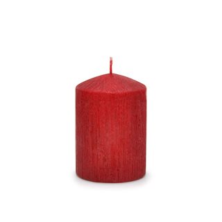 Χριστουγεννιάτικο Κερί κόκκινο περλέ 7x10 εκ.  Κεριά-Κηροπήγια
