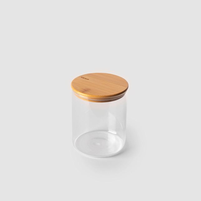 Glass Jar with bamboo lid 800 ml