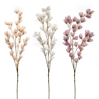 Διακοσμητικό λουλούδι Φιστικιά 103 εκ. σε 3 χρώματα  Τεχνητά φυτά