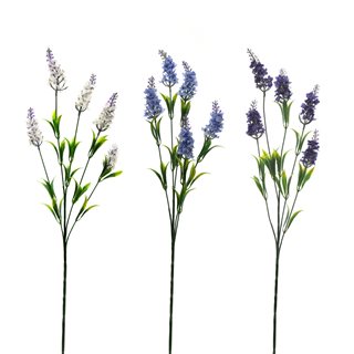 Artificial Lavender stem 72 cm in 3 colors  Artificial plants