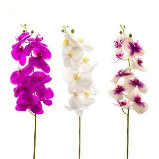 Διακοσμητικό λουλούδι Ορχιδέα 96 εκ. σε 3 χρώματα  Τεχνητά φυτά
