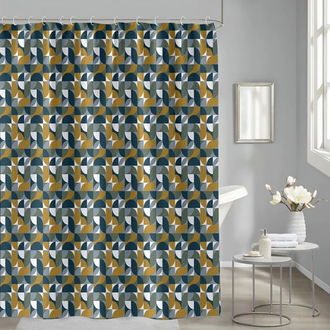 Fabric Shower curtain Geometric 180x200 cm