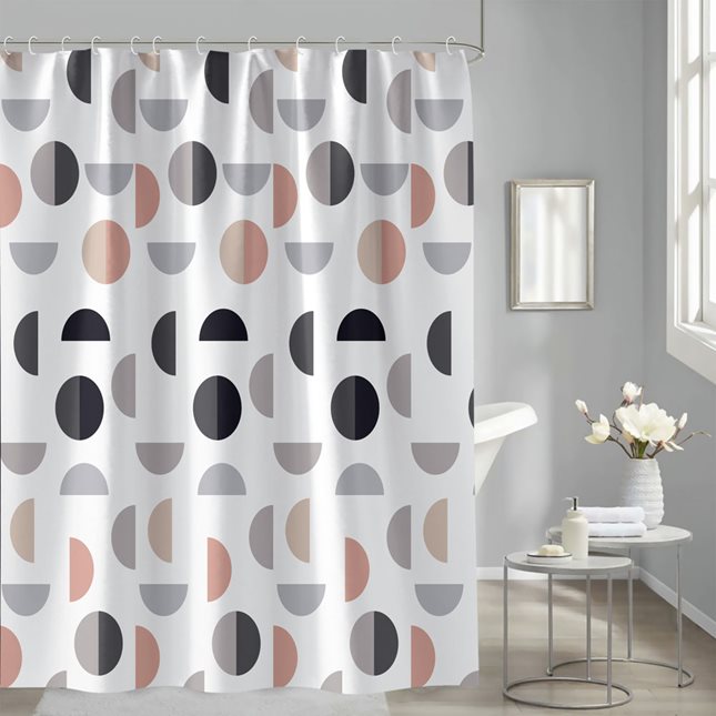 Fabric Shower curtain Abstract 180x180 cm