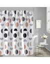 Κουρτίνα μπάνιου Abstract υφασμάτινη 180x180 εκ.