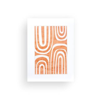 Poster 30x40 cm Orange arches  Wall picture frames