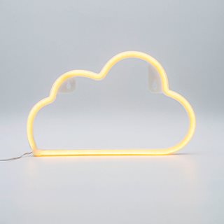 Διακοσμητικό Φωτιστικό Σύννεφο neon LED μπαταρίας  Διακοσμητικός φωτισμός