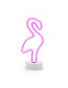 Επιτραπέζιο διακοσμητικό Φωτιστικό Flamingo neon LED μπαταρίας