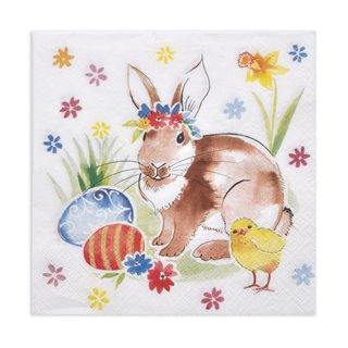 Napkins Easter fun 33x33 cm pack of 20  Easter Napkins