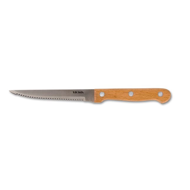 Μαχαίρι κρέατος 21 εκ. με ανοξείδωτη λάμα και ξύλινη λαβή