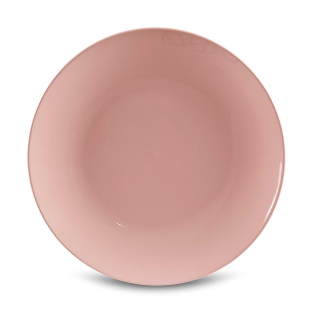 Πιάτο φαγητού ημιπορσελάνης Chiaro ροζ 27 εκ.