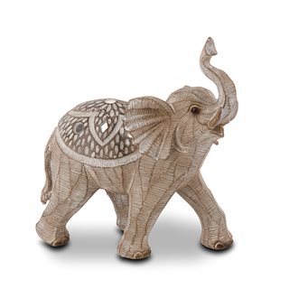 Decorative grey elephant figurine 15x7x16.5 cm  Figurines