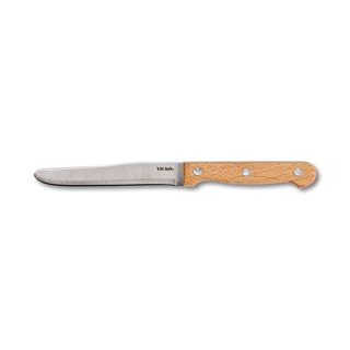 Dinner knife 21 cm. with stainless steel blade and wooden handle  Knives