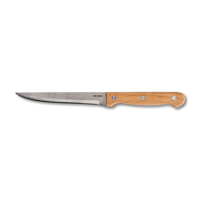 Μαχαίρι γενικής χρήσης 21 εκ. με ανοξείδωτη λάμα και ξύλινη λαβή