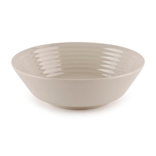 Stoneware Salad bowl Chiaro beige 23 cm  Plates-Bowls