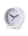 Επιτραπέζιο Ρολόι - Ξυπνητήρι λευκό 10.5 εκ.