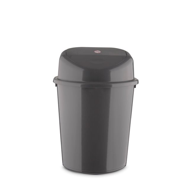Dustbin 16 L with swing lid anthracite
