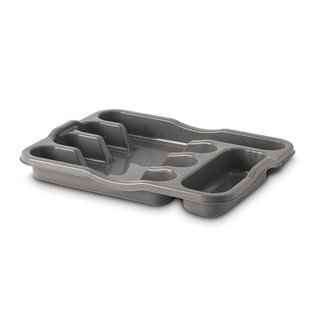 Cutlery tray 33x26.5x5.5 cm dark grey  Dish drainers-Cutlery holders